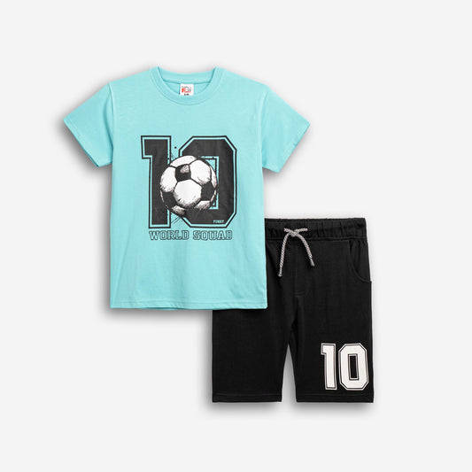 Σετ μακό αγόρι τιρκουάζ/μαύρο| Alegria Fashion (Copy)