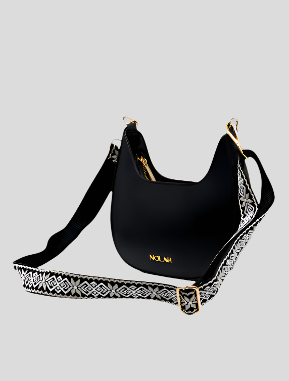 Delfine Black Nolah – Τσάντα ώμου & χιαστί | Alegria Fashion