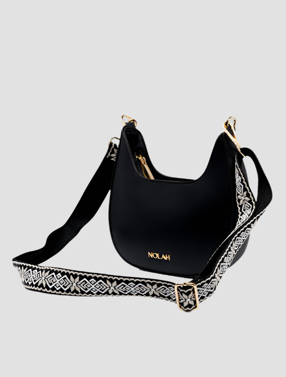 Delfine Black Nolah – Τσάντα ώμου & χιαστί | Alegria Fashion
