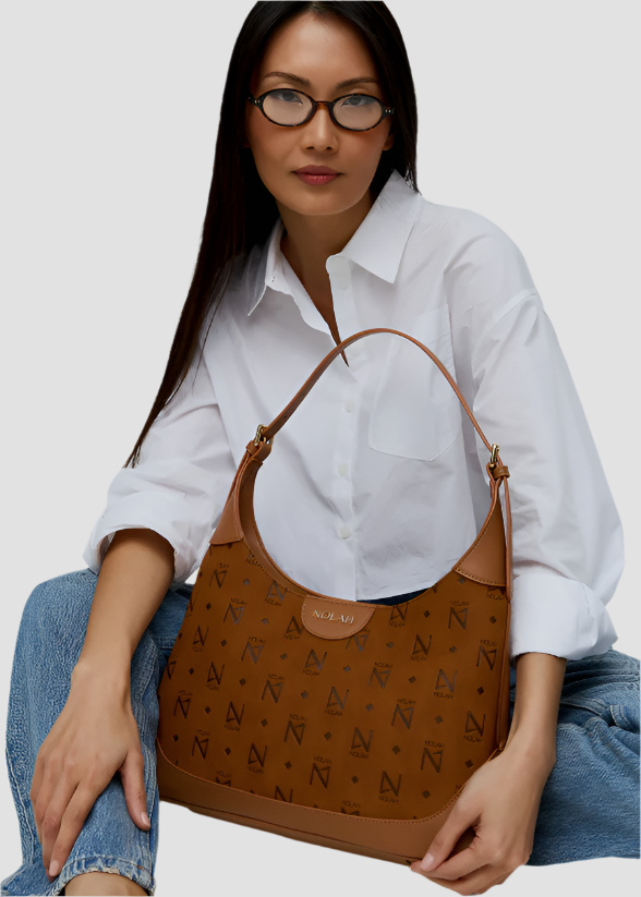 Victoria Brown Nolah – Τσάντα ώμου & χιαστί | Alegria Fashion